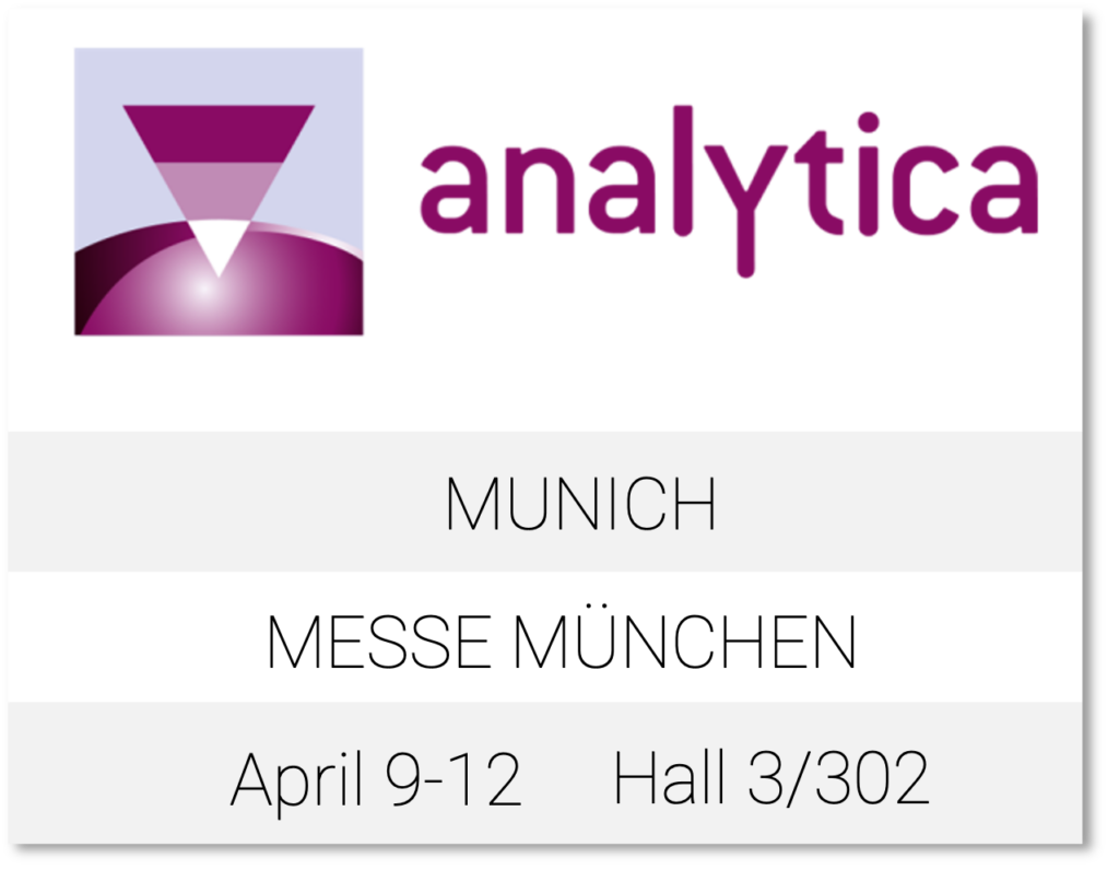 Messehinweis analytica 1