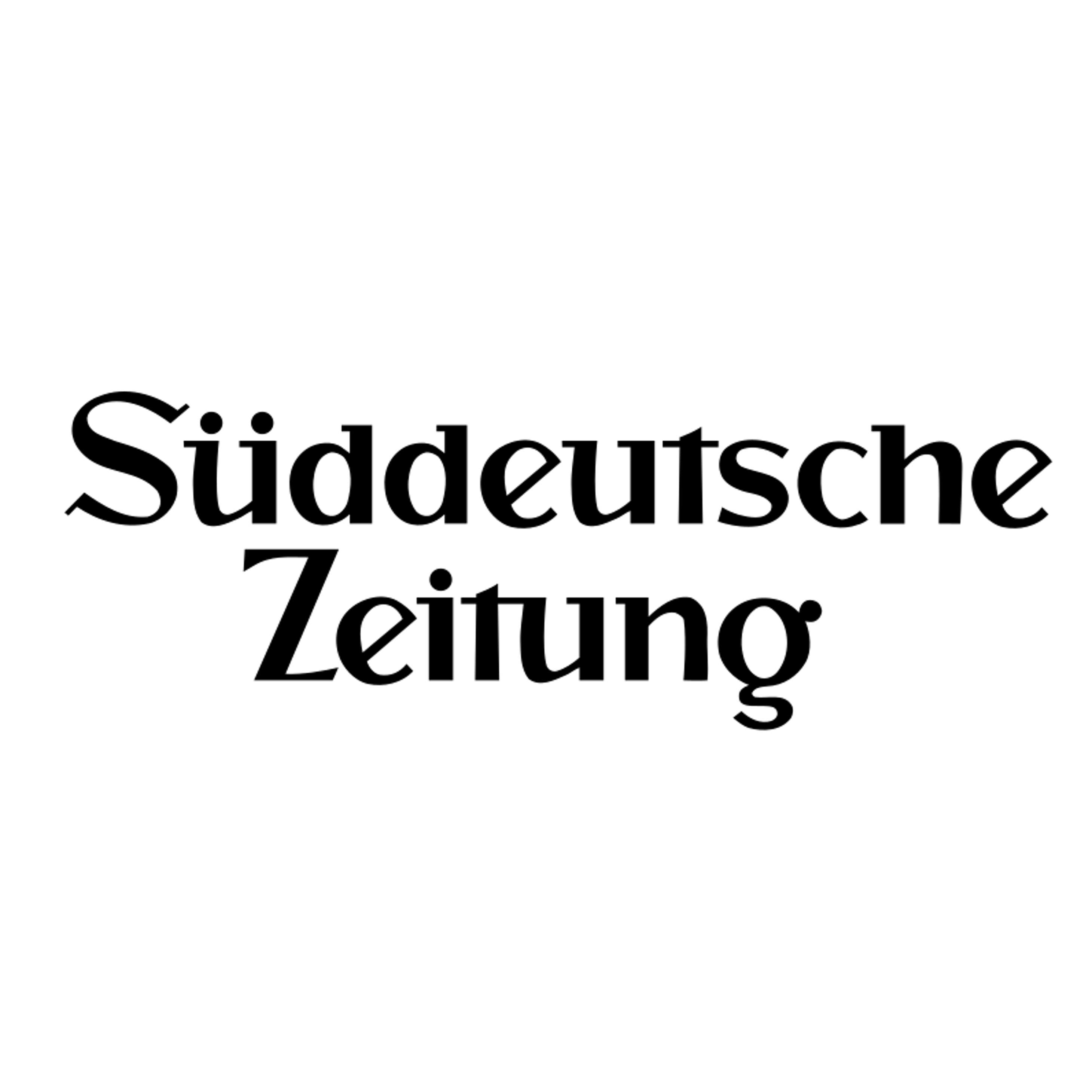 sz logo zweizeilig montiert