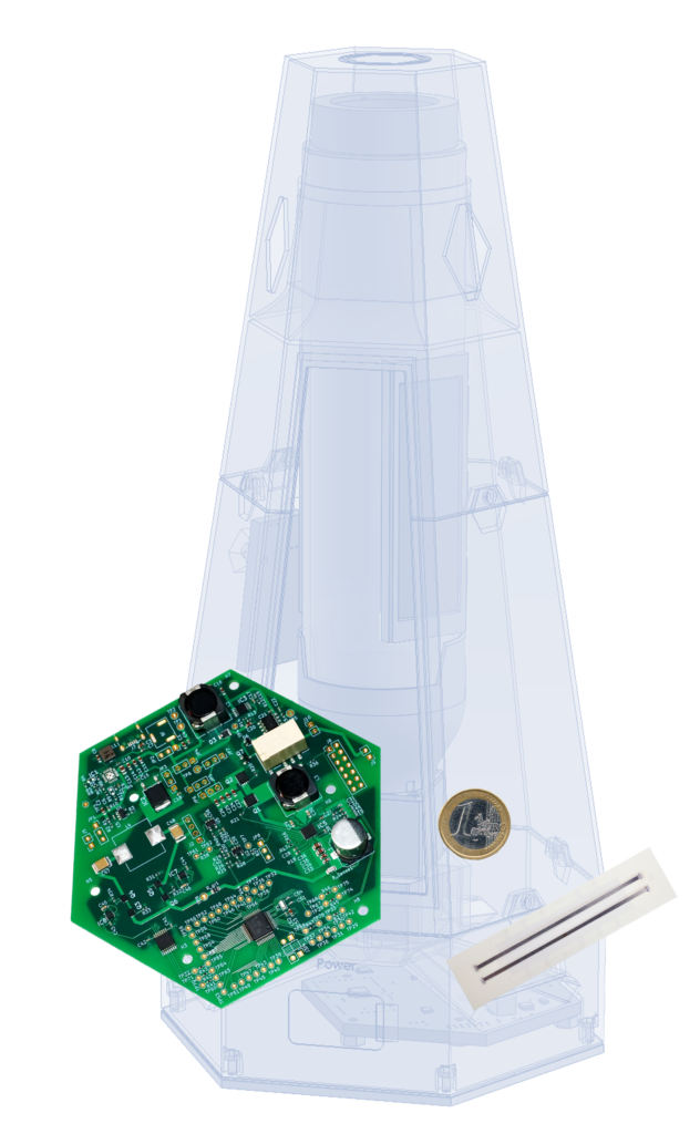 terraplasmaAir Module mit Gehaeuse und groessenvergleich