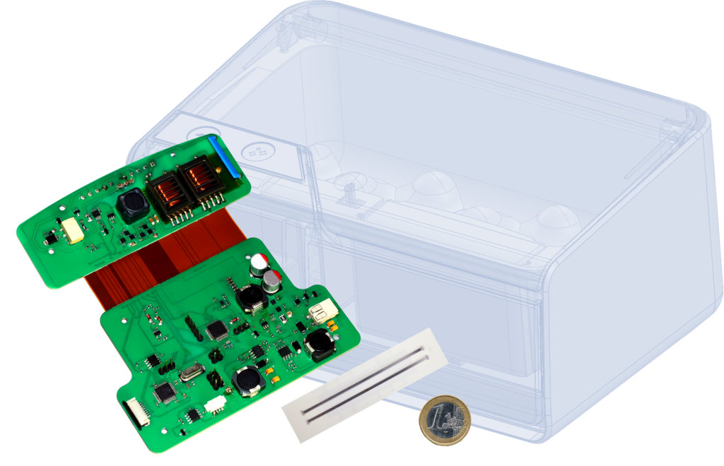 terraplasmaClean Module mit Gehaeuse und groessenvergleich